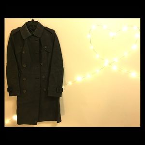 Banana Republic Leather Trench Coat